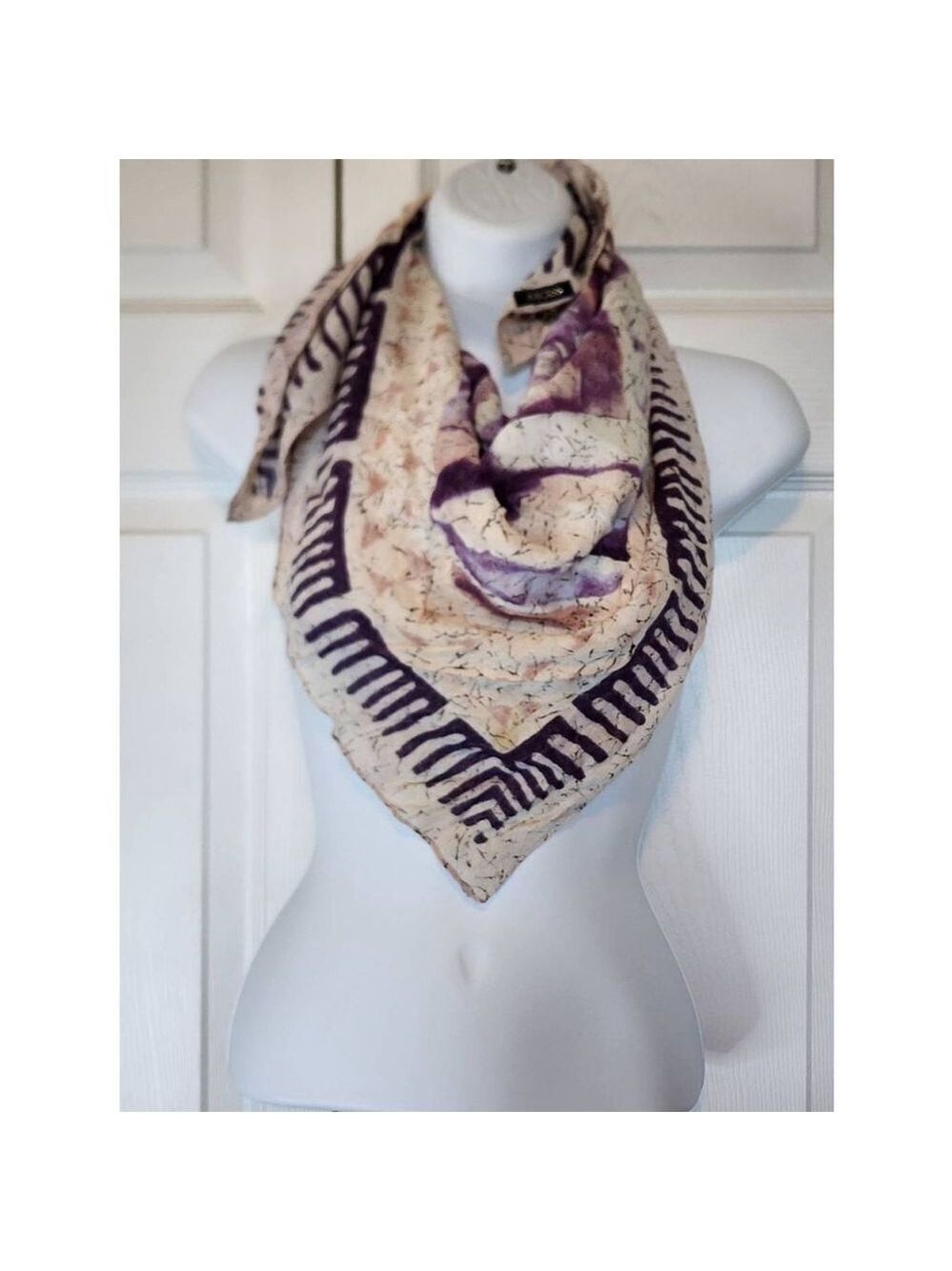 AXCESS Pink and Maroon Scarf
